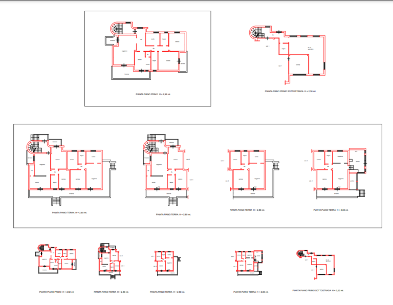 villa a massa carrara investimento immobiliare sicuro leader house investment Pianta Via Casalina